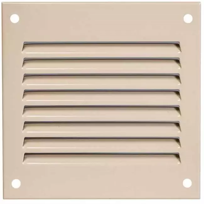 Rejilla metálica 100x100 mm beis - MR1010Y