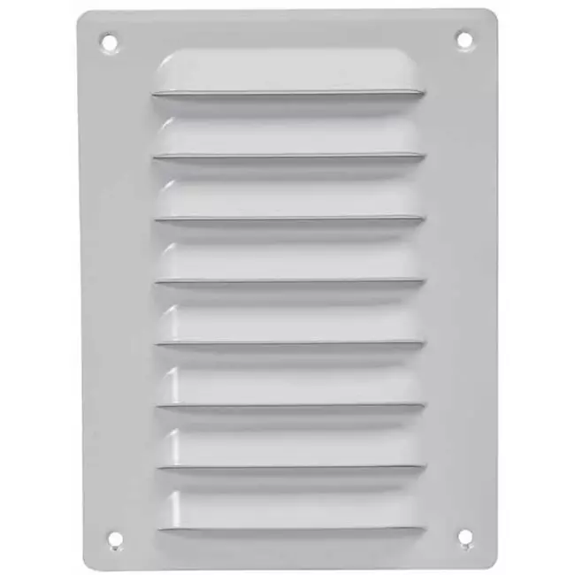Ranura metálica rectangular 140x190 blanco - MR1419