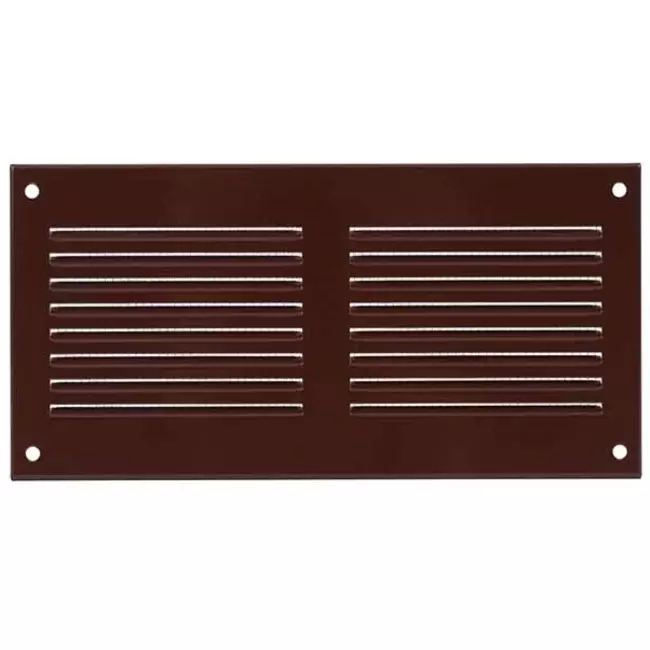 Rejilla metálica 200x100 mm marrón - MR1010B