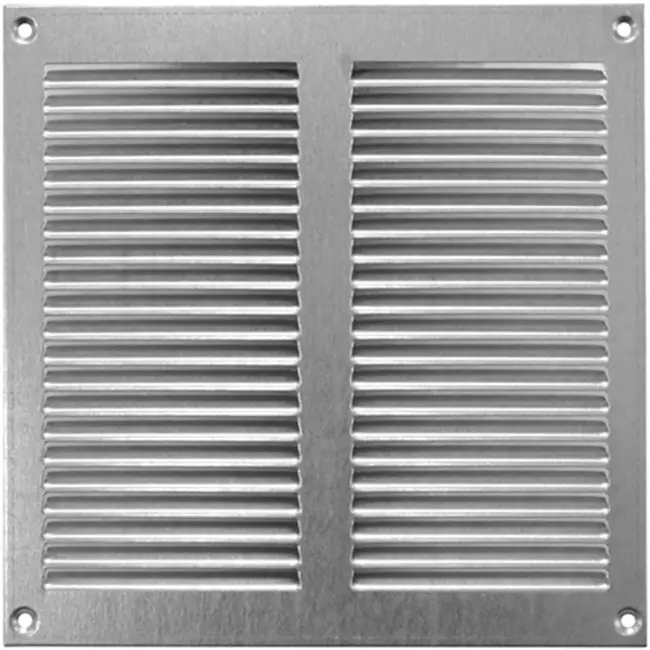 Rejilla metálica 200x200 mm galvanizada - MR2020Zn