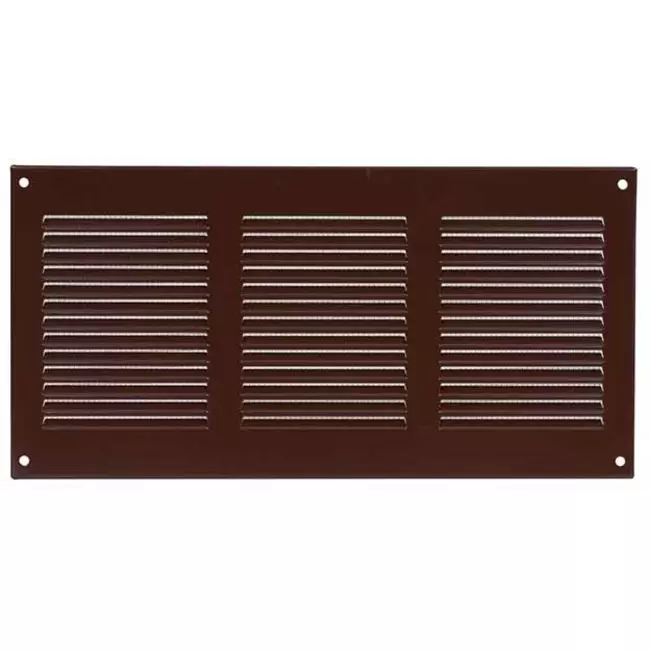 Rejilla metálica 300x150 mm marrón - MR3015B