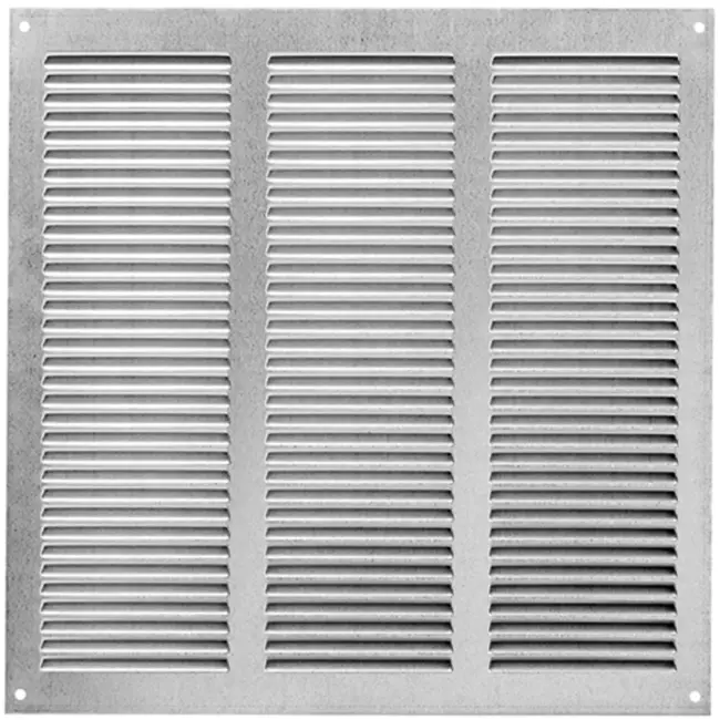 Rejilla metálica 300x300 mm zinc - MR3030Zn