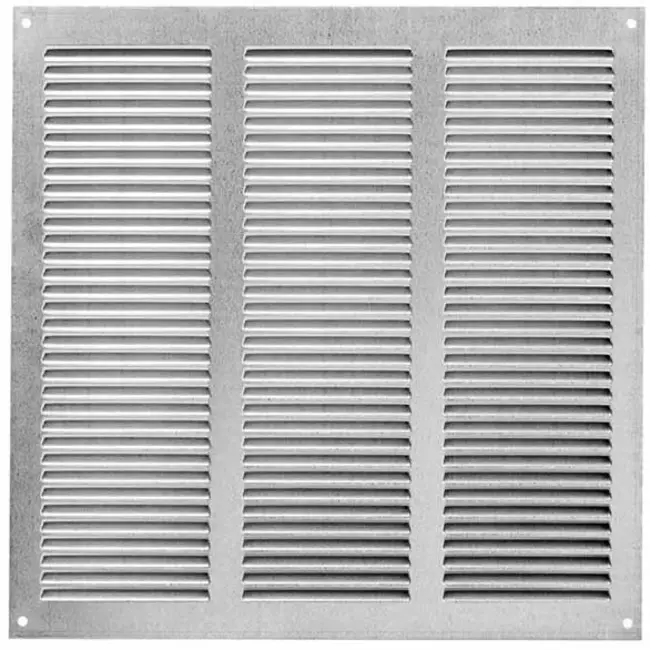 Rejilla metálica 300x300 mm zinc - MR3030Zn