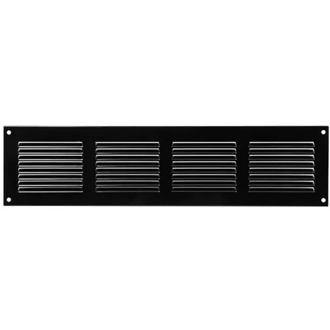 Rejilla metálica 400x100 mm negro - MR4010M - RAL9005