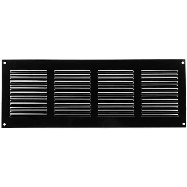 Rejilla metálica 400x150 mm negro - MR4015M - RAL9005