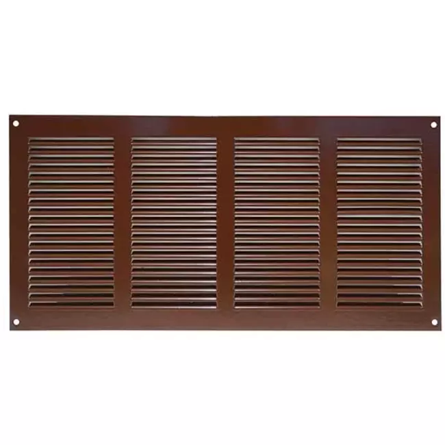 Rejilla metálica 400x200 mm marrón - MR4020B