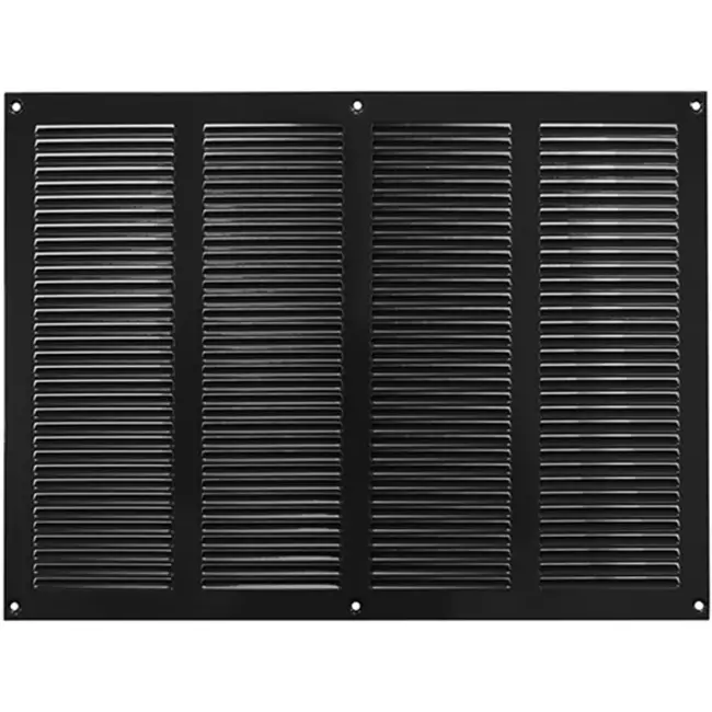 Rejilla metálica 400x300 mm negro - MR4030M - RAL9005