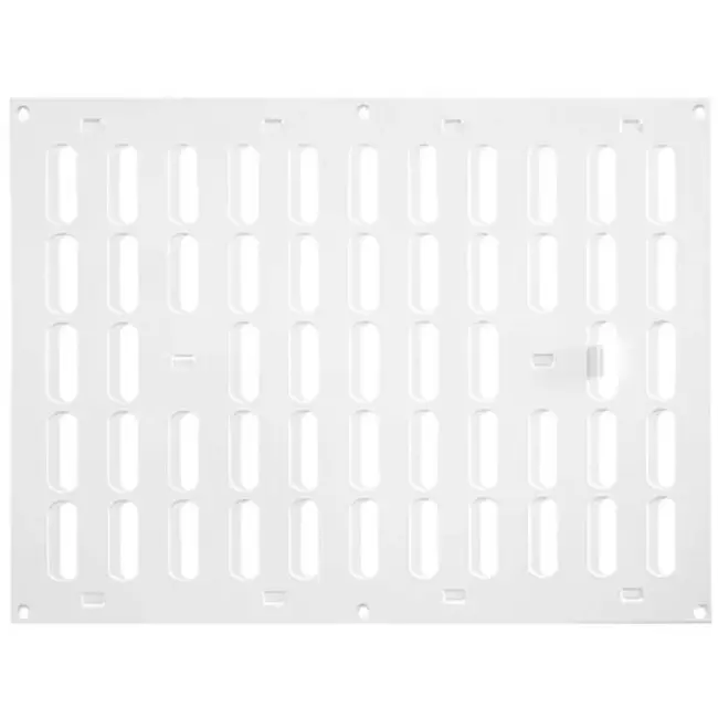 Rejilla metálica ajustable 400x300 blanco - MR4030R - RAL9016