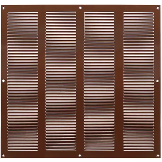 Rejilla metálica 400x400mm marrón - MR4040B
