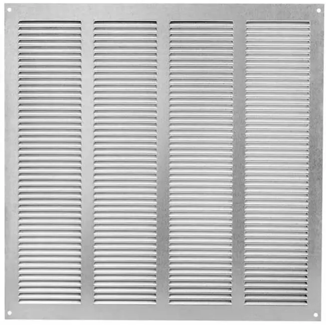 Rejilla metálica 400x400 mm zinc - MR4040Zn