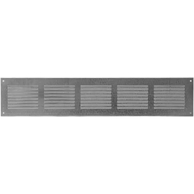 Ranura metálica rectangular 500x100 zinc - MR5010ZN