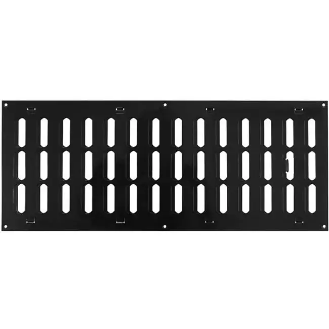 Rejilla metálica ajustable 500x200 negro - MR5020RM - RAL9005