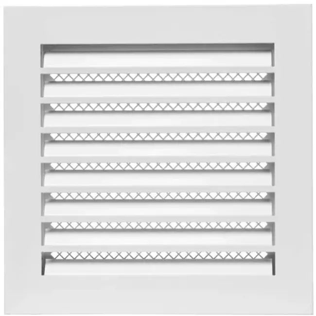 Rejilla metálica industrial 200x200 mm blanca - MRF2020