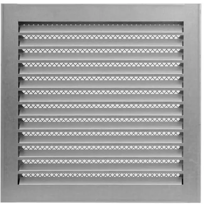Rejilla metálica 300x300 mm zinc - MRF3030Zn