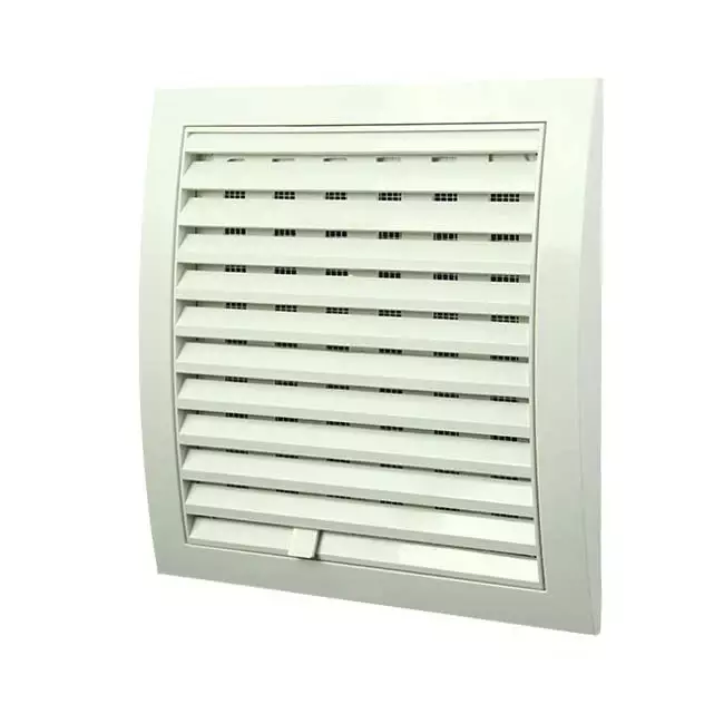 Rejilla de pared controlable 190x190 blanco N12R