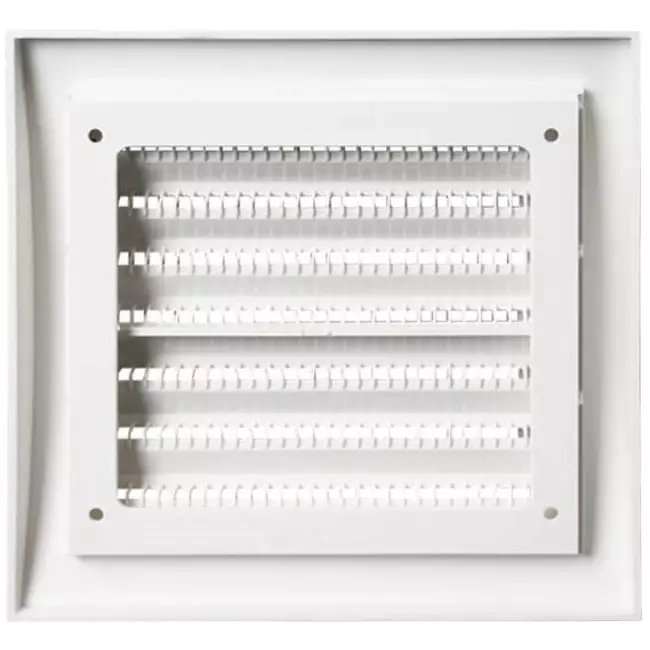 Rejilla de pared 150x150 blanco - N10