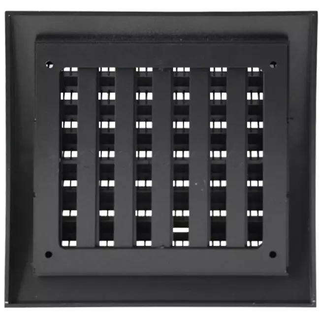 Rejilla de pared regulable 190x190 mm antracita - N12RA