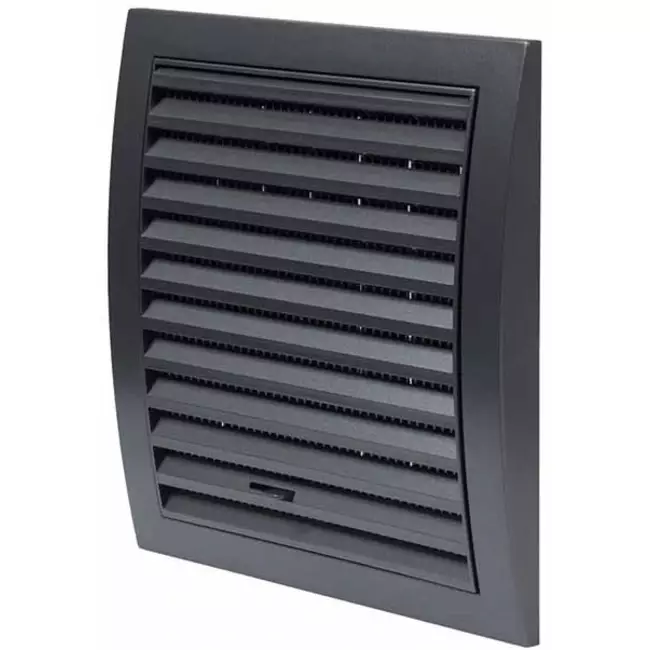 Rejilla de pared regulable 190x190 mm antracita - N12RA