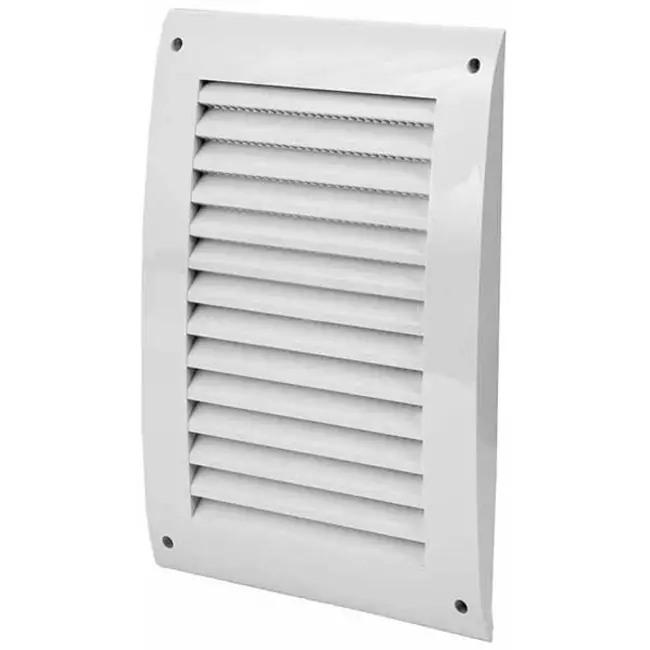 Rejilla de pared 250x170 mm blanco - N25