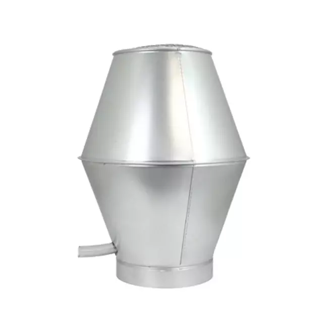 Deflector redondo 315 mm sendzimir galvanizado