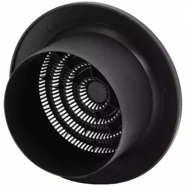 Rejilla de ventilación redonda malla Ø 100 mm antracita - NGA100A