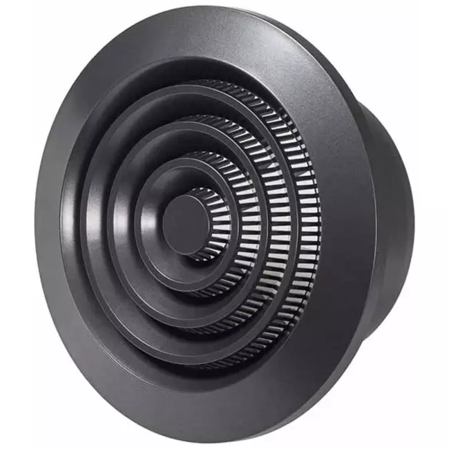 Rejilla de ventilación redonda malla Ø 100 mm antracita - NGA100A