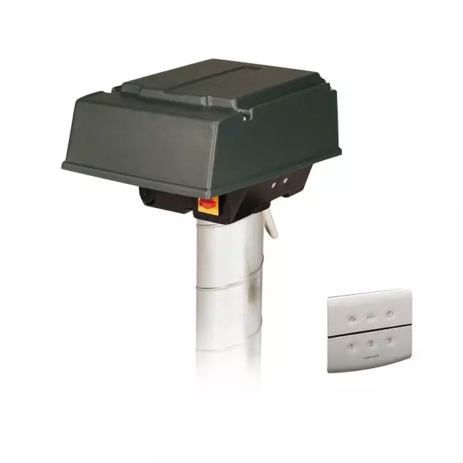 Orcon ventilador de tejado con conducto MPV-10W 420 m³/h con control RFT