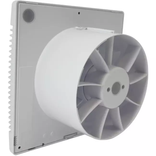 Extractor de baño con sensor de humedad y temporizador Ø 100 mm blanco - pRemium 100HS