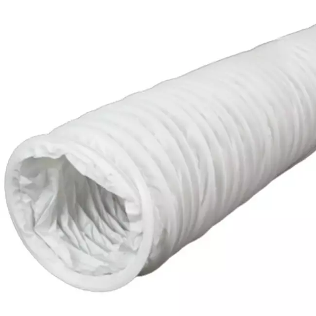 Tubo flexible de ventilación de PVC blanco Ø 150 mm (6 metros)