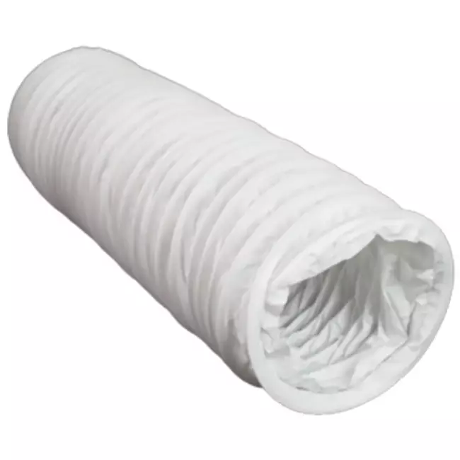 Tubo flexible de ventilación de PVC blanco Ø 150 mm (6 metros)