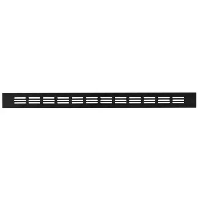 Rejilla de aluminio para zócalo - negro L=500mm x H=40mm -RA450B