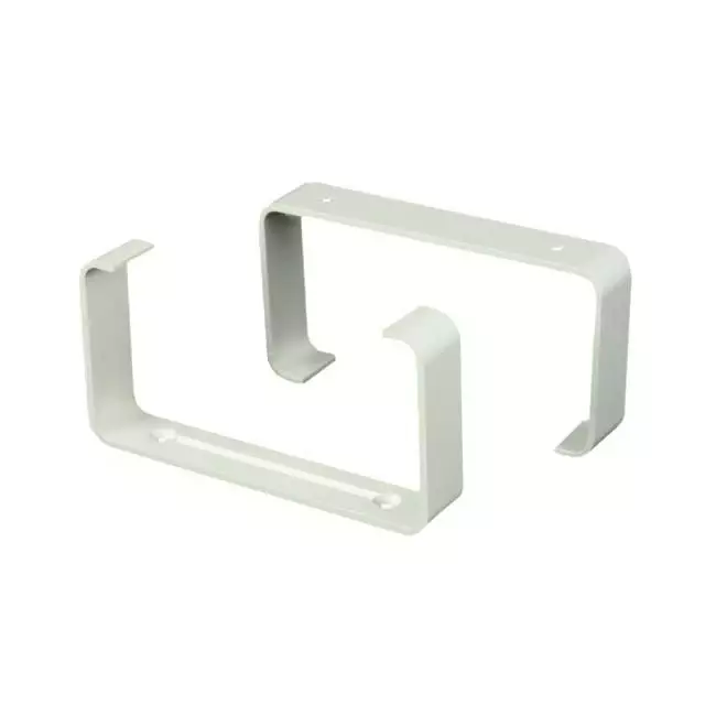 Soportes rectangulares de plástico (2 unidades) 110x55 mm