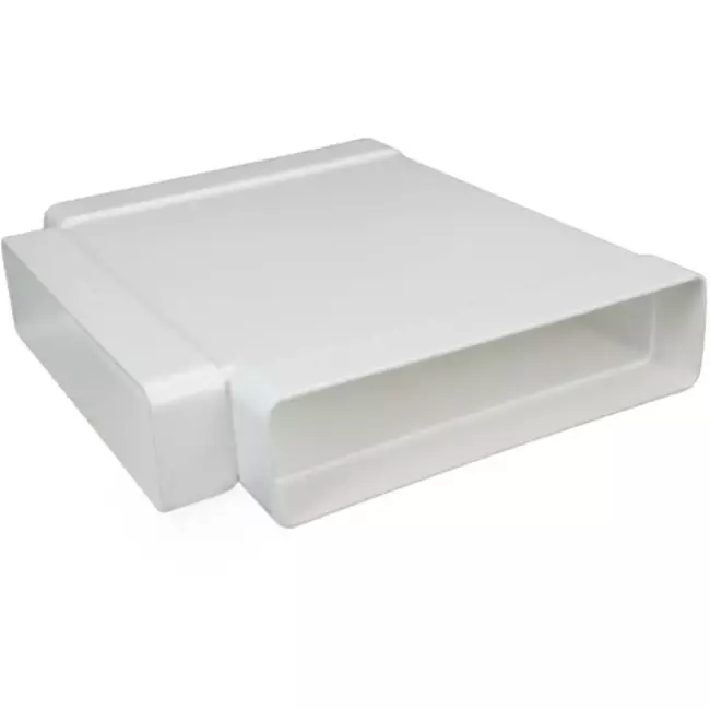 Pieza en T rectangular de plástico 220x90mm - KT29