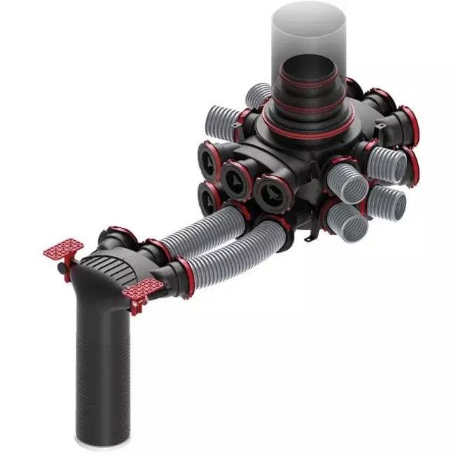 Caja de distribución de aire Heatpex Aria (10 x 75 mm)