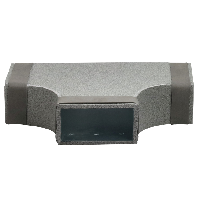 Termoducto Pieza en T 90 grados 300x80 - 220x80 para conductos