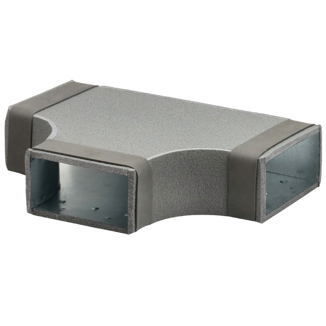 Termoducto Pieza en T 90 grados 300x80 - 300x80 para conductos