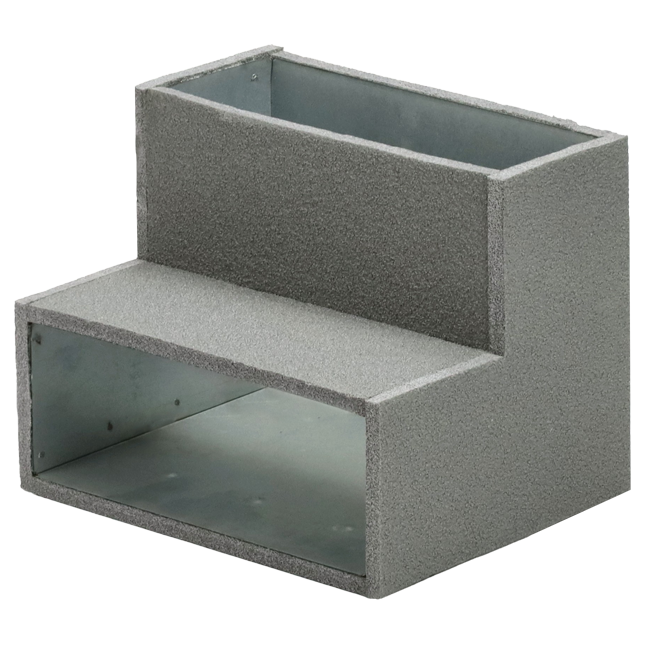 Termoducto codo 90 grados 220x80 mm vertical