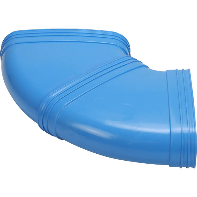 Wavin Ventiza Codo 90 grados PVC ovalado 235x80 mm horizontal M/M