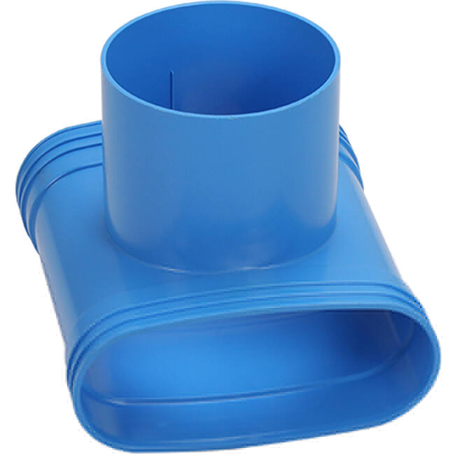 Wavin Ventiza Codo en T de PVC ovalado 195x90x70 mm por diámetro 125 mm M/M/M