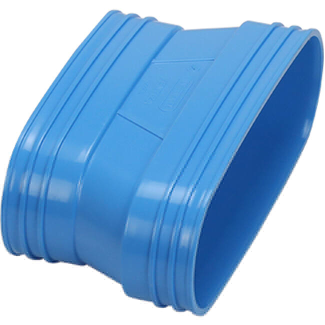 Wavin Ventiza Transición PVC ovalada 235x80 mm a 195x80 mm M/M