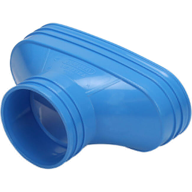 Wavin Ventiza Transición PVC ovalada 195x80 mm a 80 mm M/M