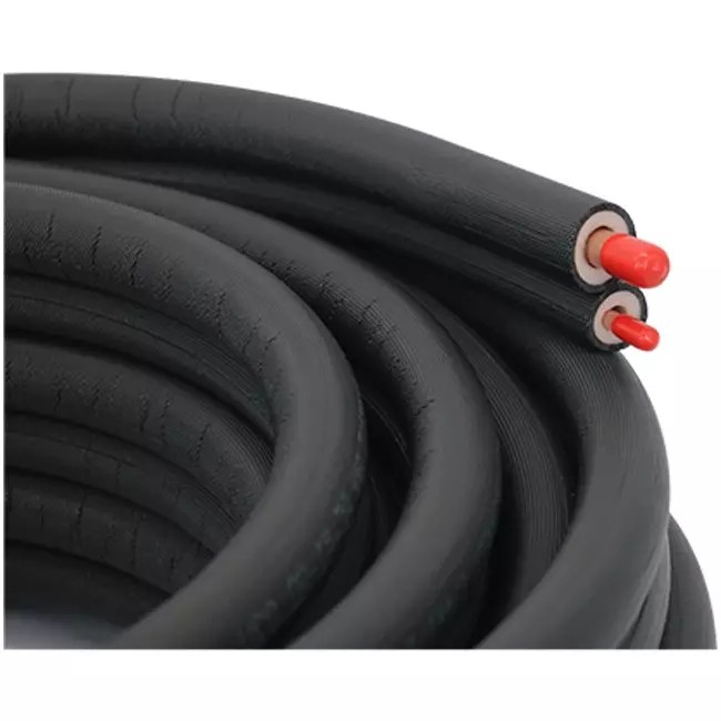 Tubo de refrigeración aislado ClimaConnect Duo 1/4-1/2 rollo 20 metros