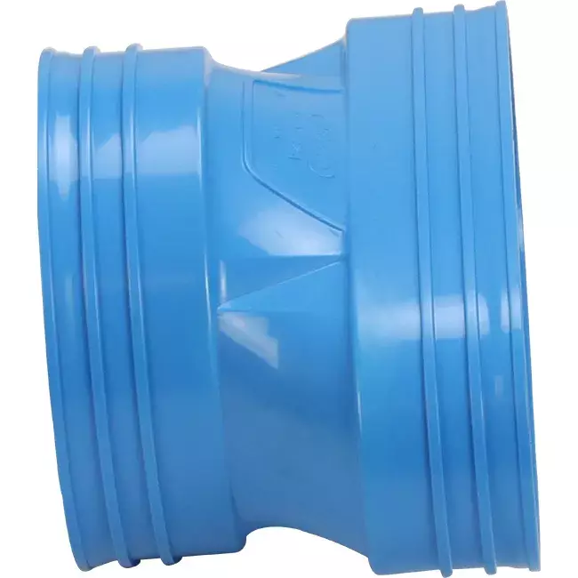 Wavin Ventiza Transición PVC ovalada 195x80 mm a 125 mm M/M