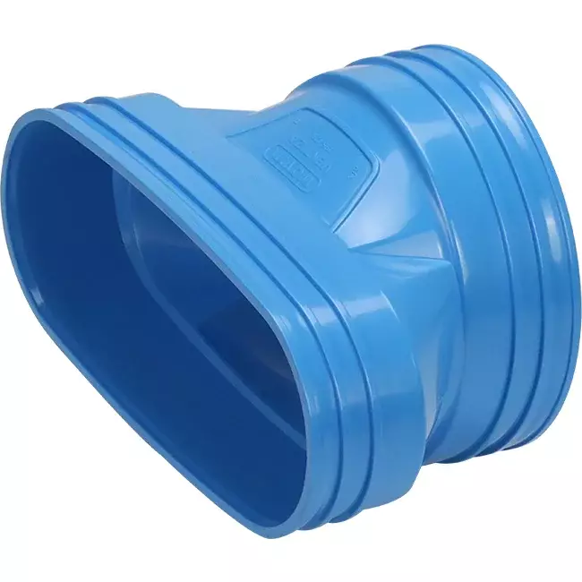 Wavin Ventiza Transición PVC ovalada 235x80 mm a 160 mm M/M