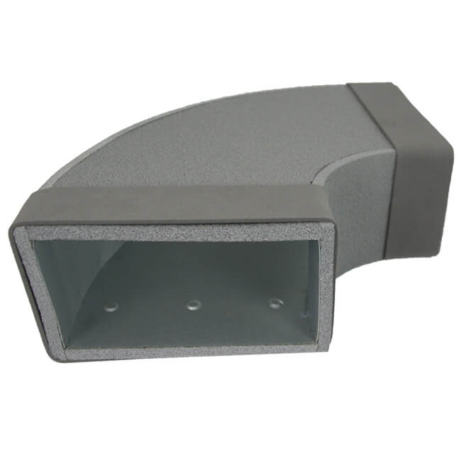 Termoducto codo 90 grados 220x80 mm horizontal