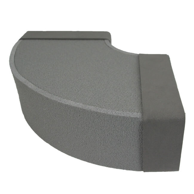 Termoducto codo 90 grados 300x80 mm horizontal