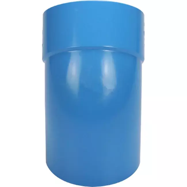 Wavin Ventiza curva 45 grados PVC redondo por diámetro 80 mm M/S