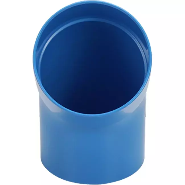 Wavin Ventiza curva 45 grados PVC redondo por diámetro 80 mm M/S