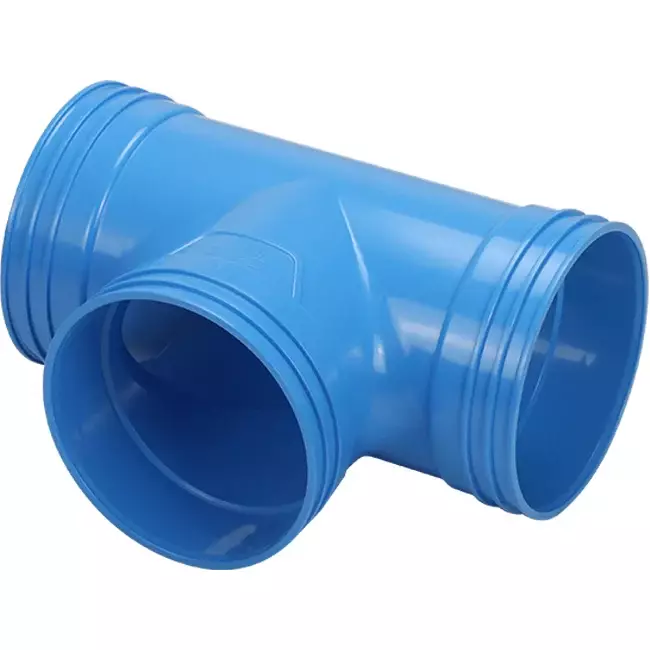 Wavin Ventiza Accesorio en T 90 grados PVC redondo por diámetro 125 mm M/M/M