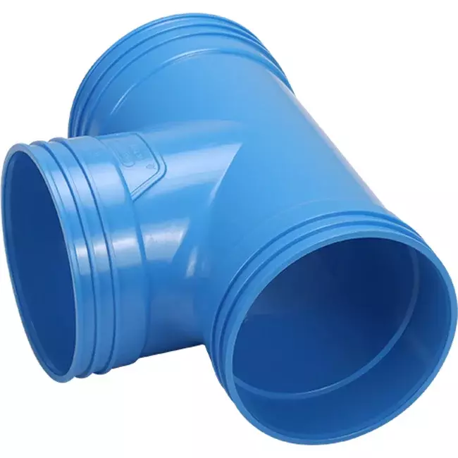 Wavin Ventiza Accesorio en T 90 grados PVC redondo por diámetro 125 mm M/M/M